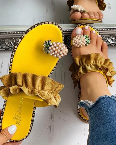Bohemian Style Lady Casual Sandals Slippers Beach Shoes