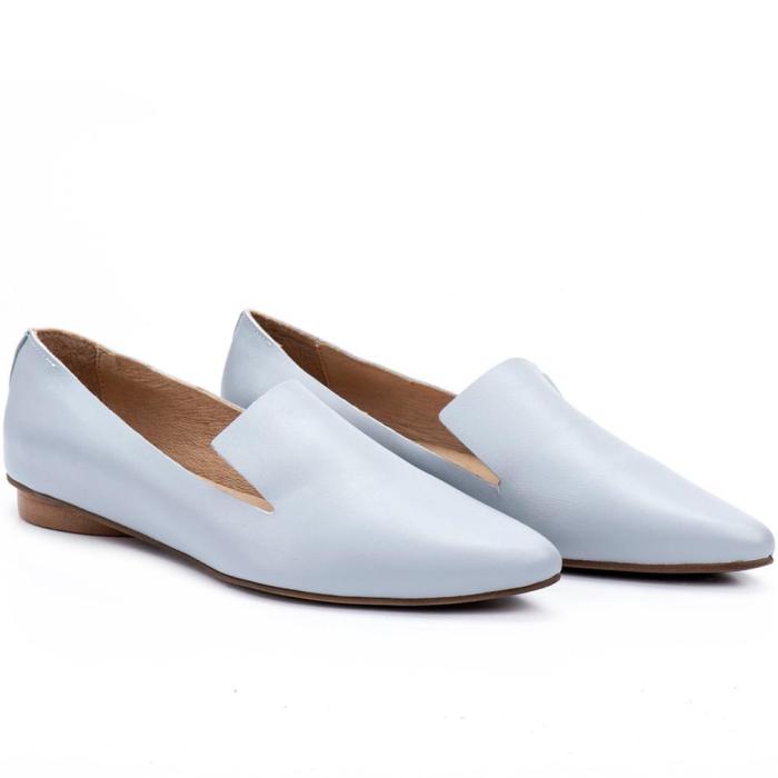 Women's Solid Color Pointed Flat   Shoes