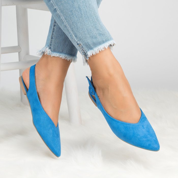 Slingback Pointed Flats