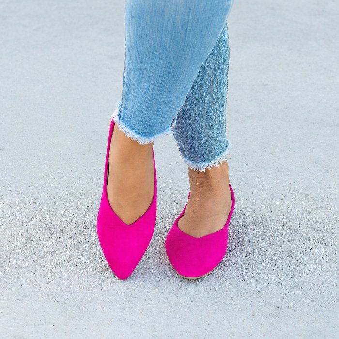 Slingback Pointed Flats