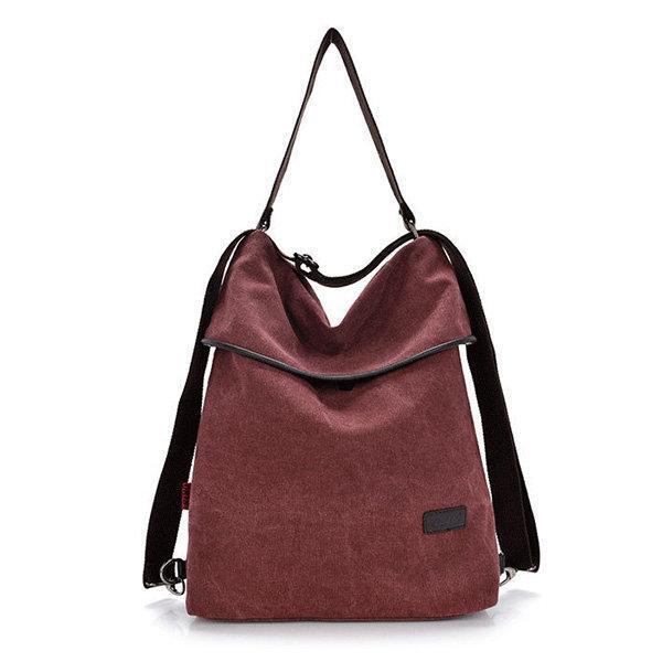 Casual Canvas Shoulder Bag Crossbody Bag Outdoor Backpack