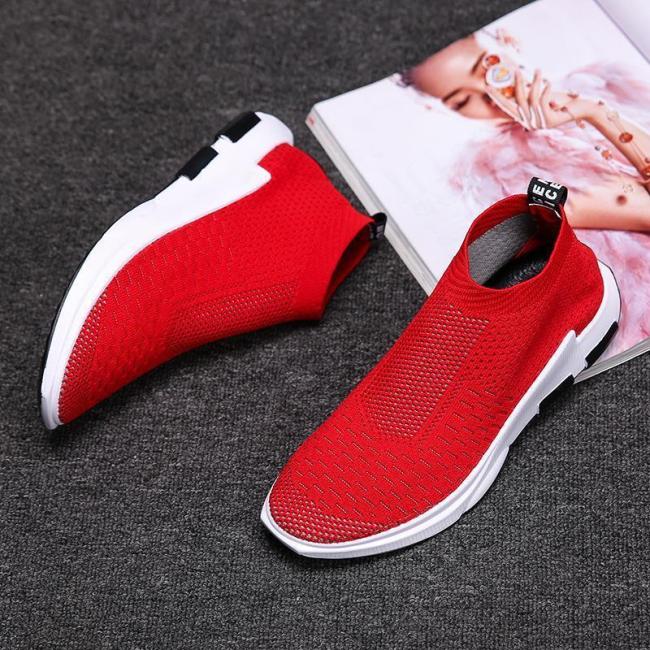 Couple Style Breathable Mesh Running Shoes Sneakers Women's Sport Shoes