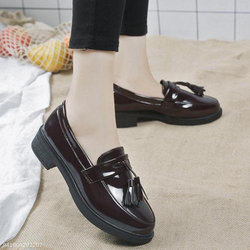 Plain  Flat  Round Toe  Outdoor Flat & Loafers