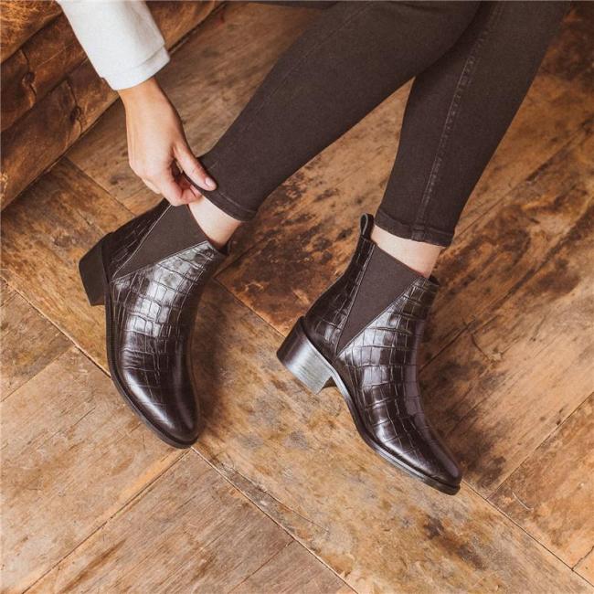 Women's Fashion Versatile Chelsea Boots