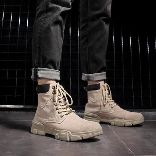 Casual Leather warm army boots   Martin boots