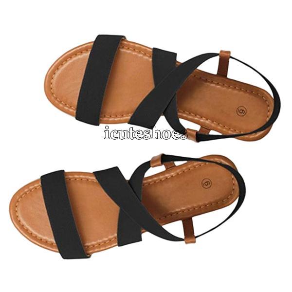 Retro Beach Sandals For Women Shoes Low Heel Anti Skid Rome Style Shoes Peep Toe Fashion