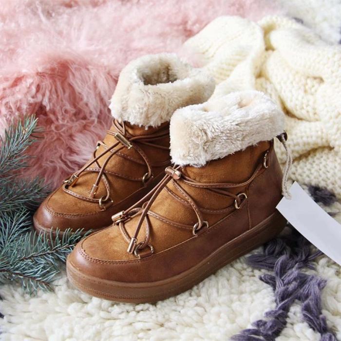 Warm Comfy Slip-on Snow Boots