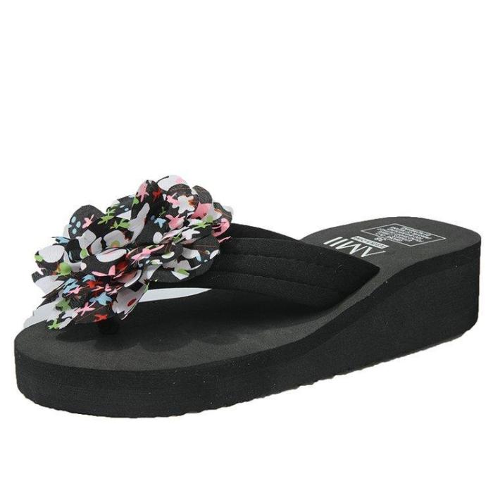 Women's Sandals New Women's Summer Wear Fashion Slippers Flower Shoes