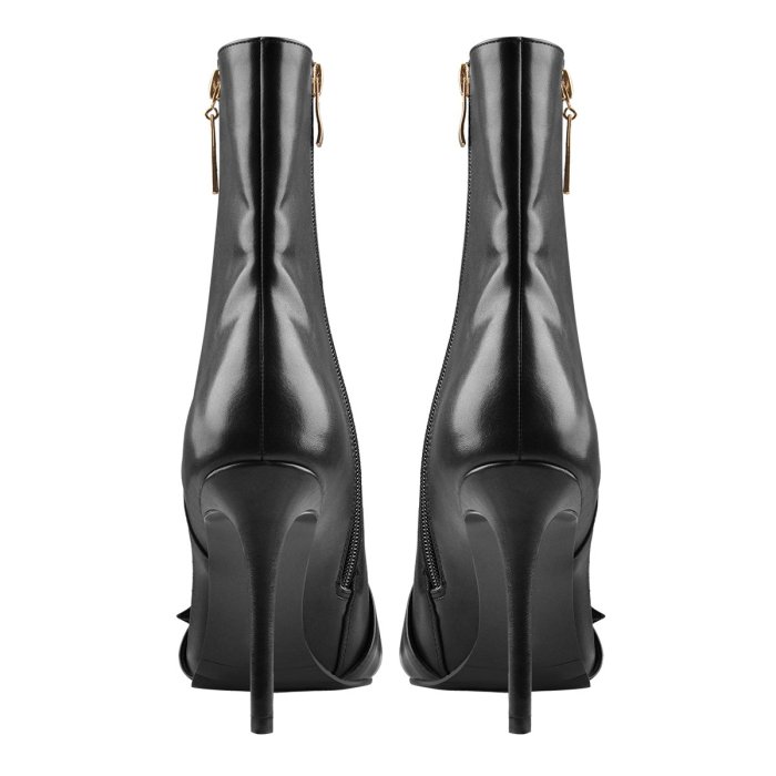 Big buckle Pointed Toe Stiletto high Heel Boots