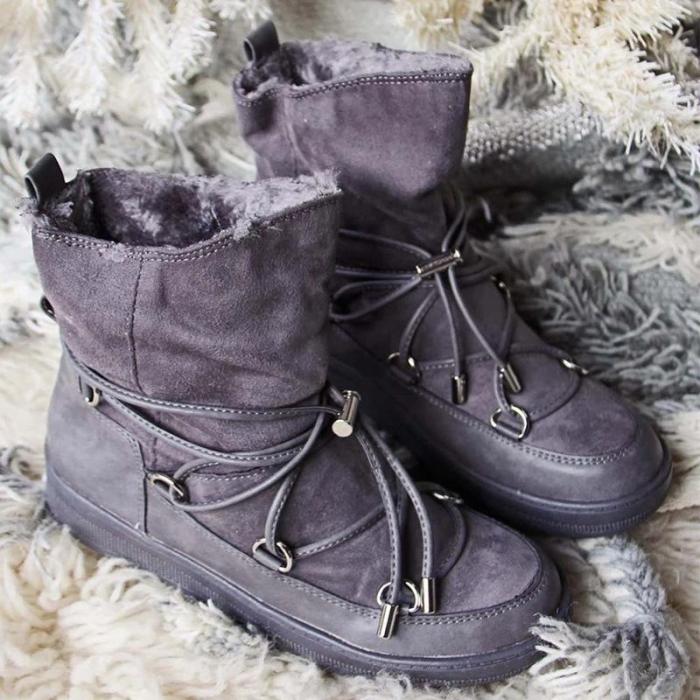 Warm Comfy Slip-on Snow Boots