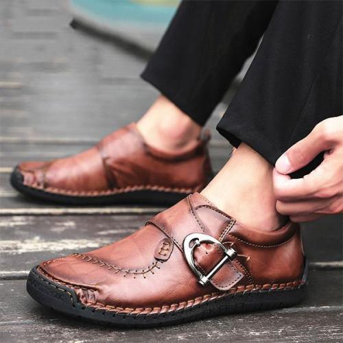 Men's Large Size Casual Slip On Flat Shoes