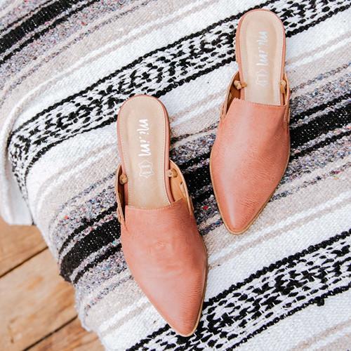 Women Summer Simple Pointed Mules