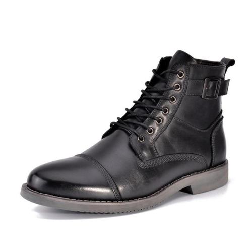 Men's Casual High-Top Leather Martin Men Boots