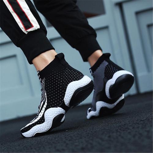 Fashion High-Top Breathable Sneakers