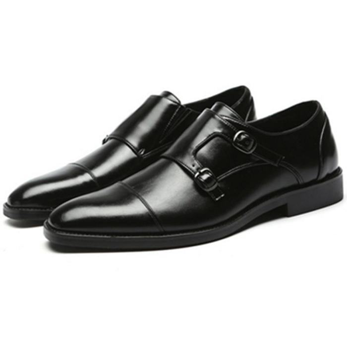 Casual business square head shoes