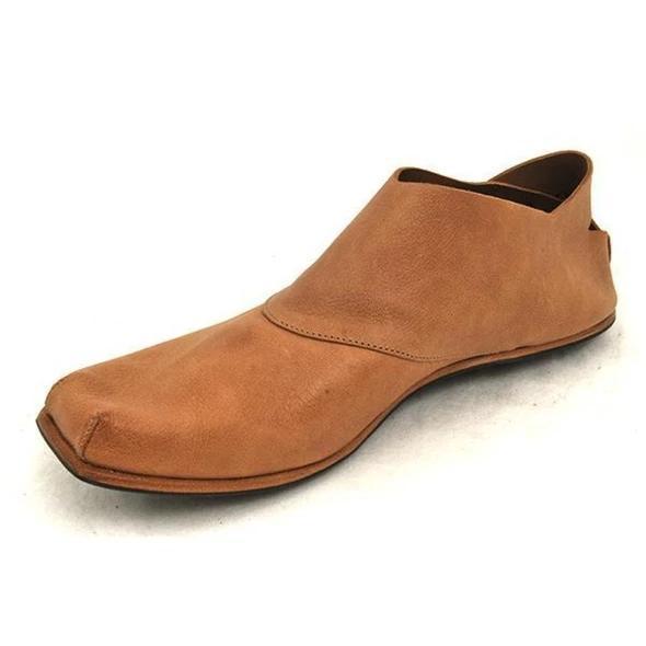 Hand Stitching Soft Sole Leather Casual Shoes