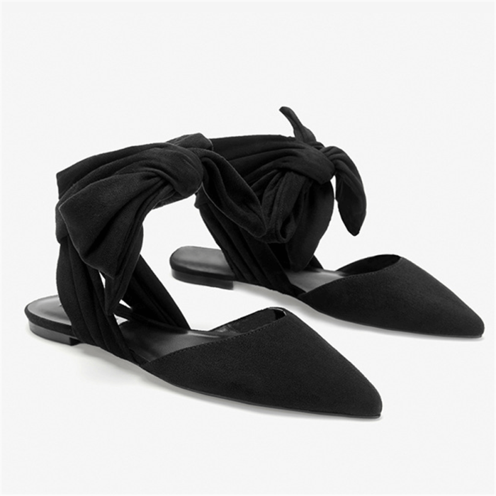 Stylish Vintage Sweet Strappy Point Flats