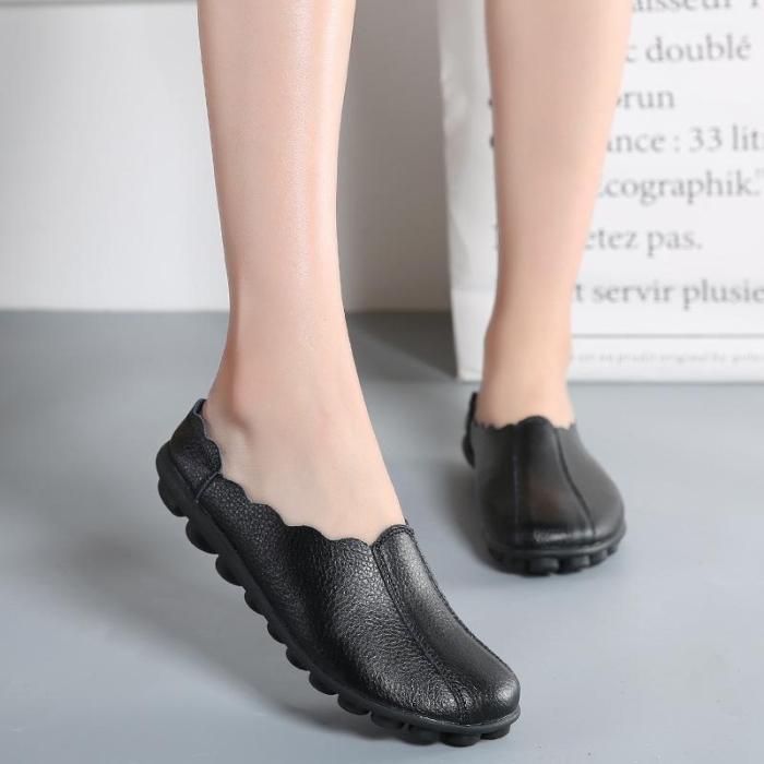 Large size Backless Flat Soft Sole Casual Loafers