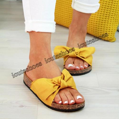 Shoes Woman Sandals For Women Beach Shoes Bow Slip On Gladiator Sandals Women Summer Footwear