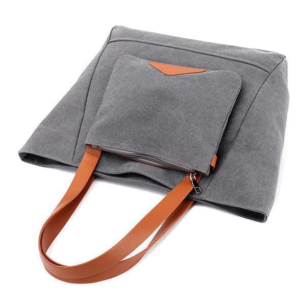 Leisure Canvas Tote Bag Handbag Outdoor Travel Shoulder Bag