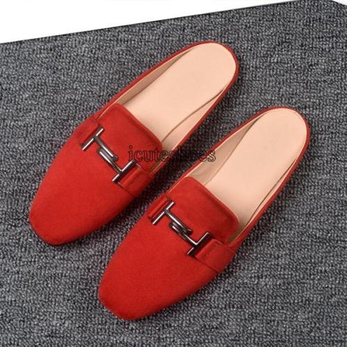 Spring and Autumn Flat Slippers Women Cozy Wear No Heel Large Size