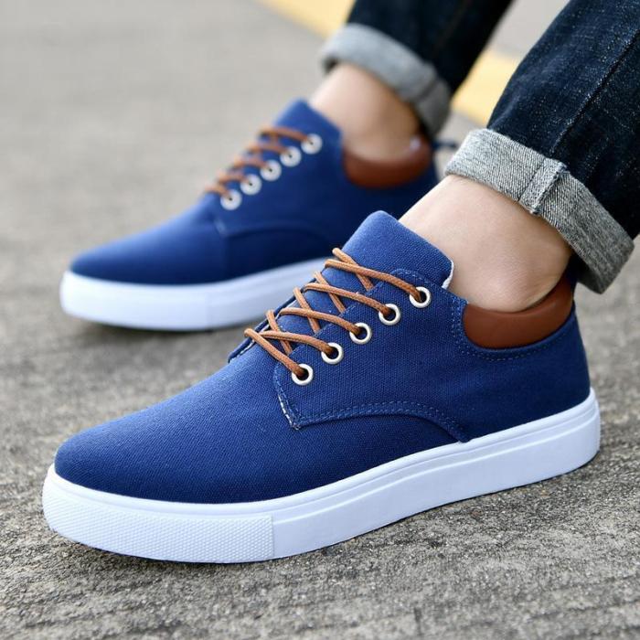 Casual Plain Strappy Breathable Casual Canvas Shoes