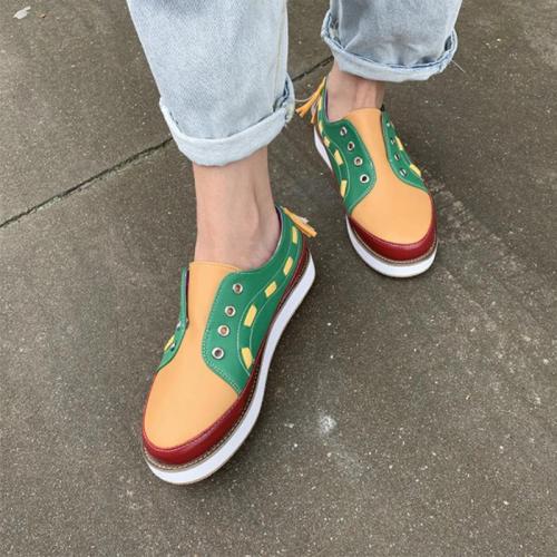 Multi-color Fashionable Low-boot Shoes