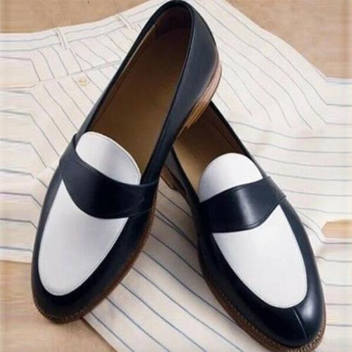 Patchwork Colorblock Slip on Casual Shoes