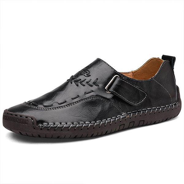 Mens Hand Stitching Slip-on Fashion Flats Casual Driving Shoes