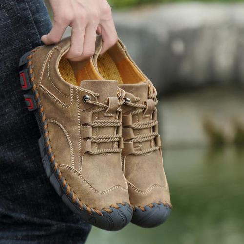 Men's Fashion Outdoor Lace Up Flat Shoes