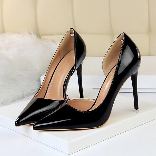 High Heels Gold Pumps Luxury Tacons Lady Shoes High Heels