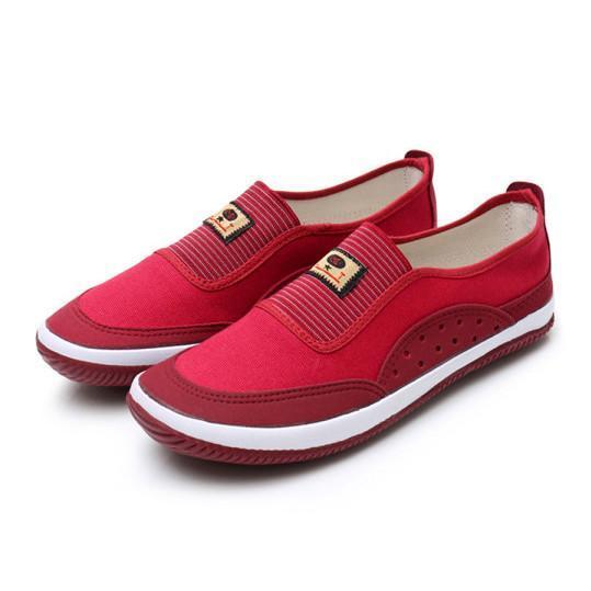 Plain Flat Round Toe Casual Sneakers