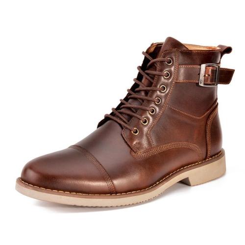 Men's casual high-top leather Martin boots