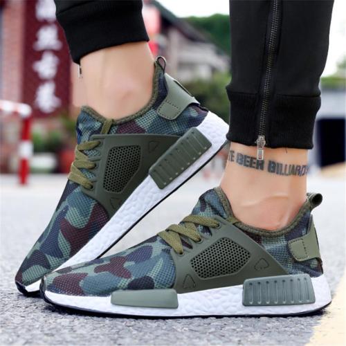 Mesh camouflage breathable sneakers