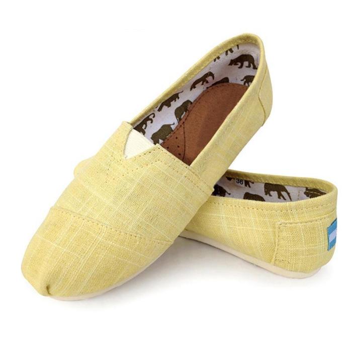 Women's Breathable Slip On Canvas Loafers