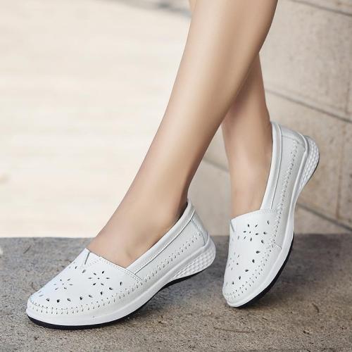 Women's Hollow Breathable Soft Loafers
