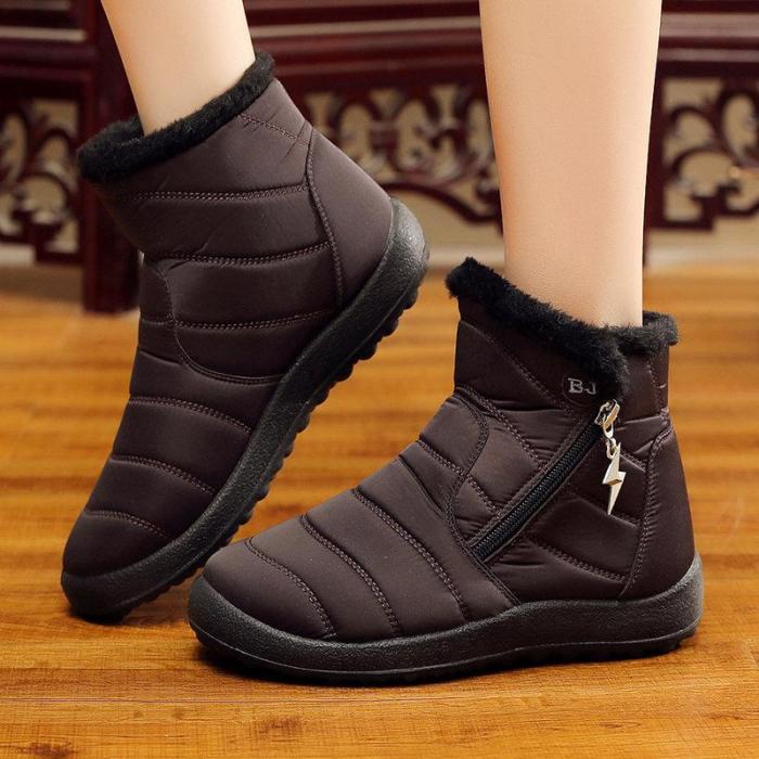 Women Snow Booties Casual Comfort Plus Size Shoes