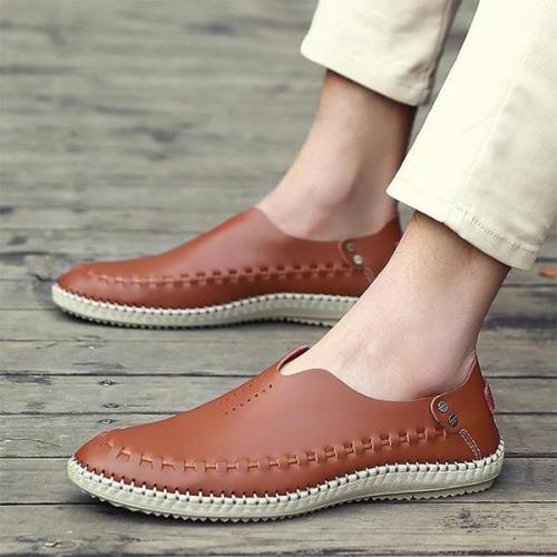 Mens Slip-on Moccasins Casual Driving Shoes