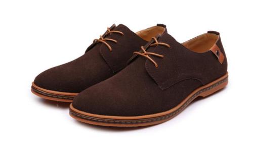 Casual shoes lace-up dull polish shoes wet shoes