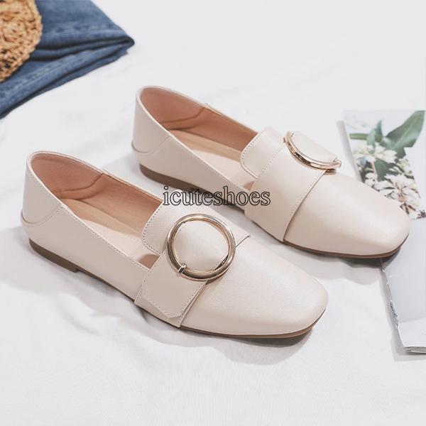 Shoes Women's Small Leather Flat-bottomed Single Shoe