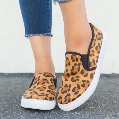 Casual Round Head Slip-On Flat Shoes