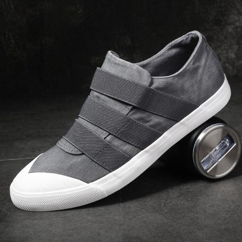 Mens Canvas Slip Resistant Soft Sole Slip On Casual Shoes