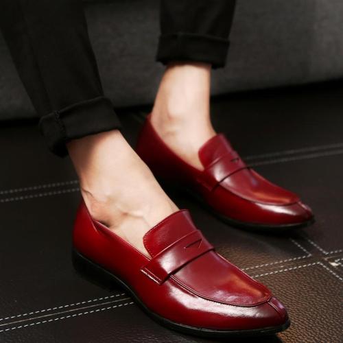 Simple Casual Solid Color Loafers