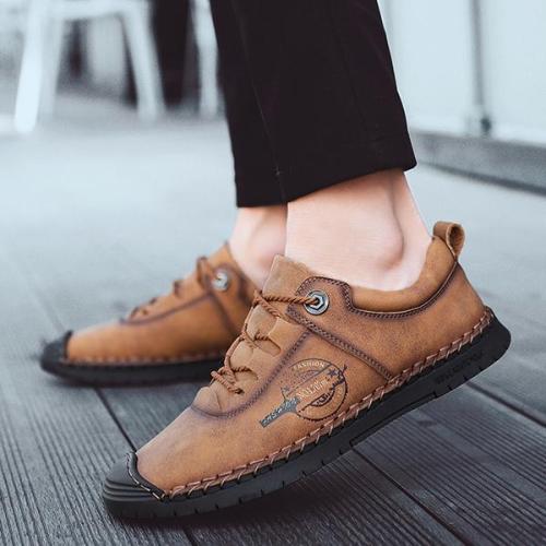 Men's Classic Walking Shoes Lace Up Flats