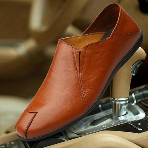 Soft Casual Round Toe Loafer Shoes
