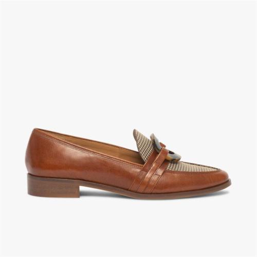 Spring comfort check stitching single shoes