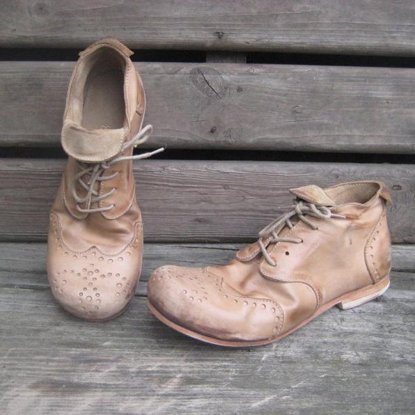 Vintage Brogue Handmade Leather Shoes