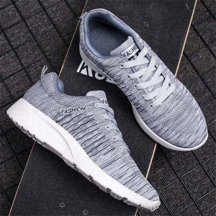 Men's casual flying woven breathable Men's Sneakers
