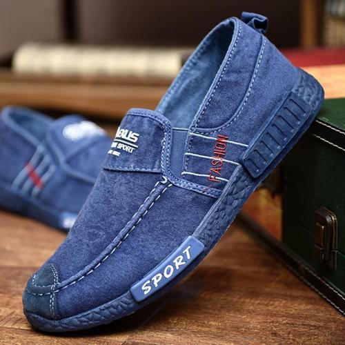 Casual Slip-on Loafers Canvas Flats Shoes