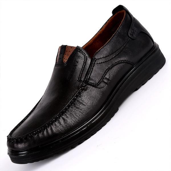 Men's Round Toe Casual Soft Flat Slip on Shoes